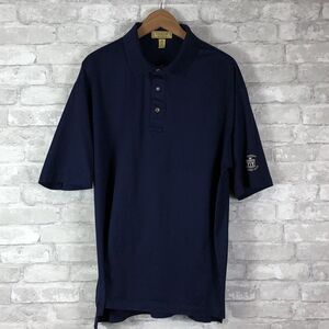 Vtg Cross Creek Pro Woodmont Country Club Navy Polo Golf XL Supima Made in USA